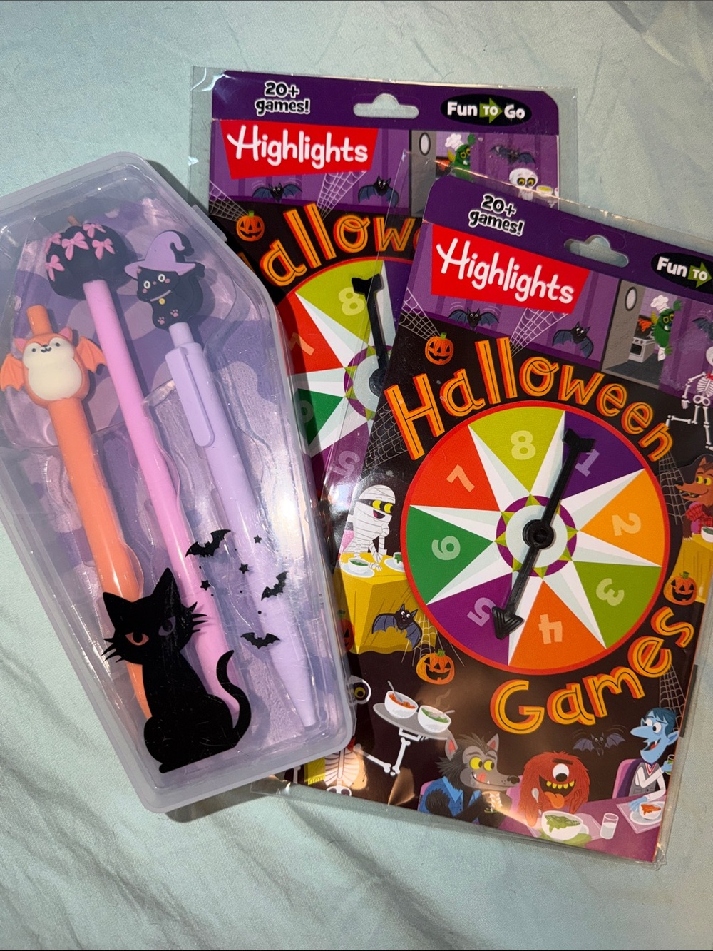 2 Highlights Halloween Games Activity Book for Kids20+ Games & 3 Halloween Pens!